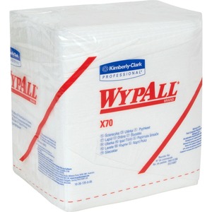 WypAll PowerClean X70 Medium Duty Cloths - 10 Packs Of 100 Sheets, Industrial Wipes For Oil, Grime & Solvents