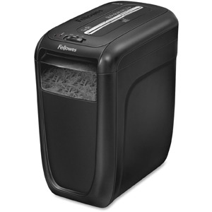 Basics 6-Sheet Cross-Cut Paper and Credit Card Shredder Bundle with Fellowes Powershred Performance Oil Clear 12 oz