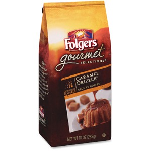 folgers caramel drizzle ground coffee