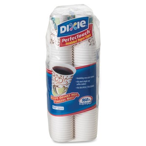 Dixie PerfecTouch by GP PRO Hot Cups 12 Oz Pack Of 50 Cups