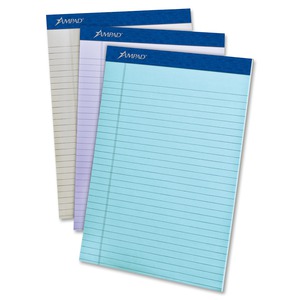 Ampad Pastel Legal - ruled Perforated Pads - Letter - TOP20602R ...