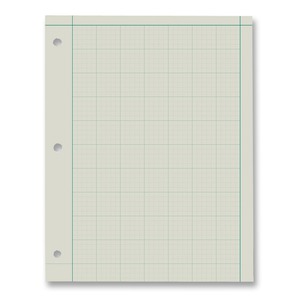 Ampad Green Tint Engineer's Quadrille Pad - Letter - TOP22144 - Shoplet.com