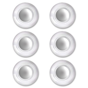 Glass Magnets BIGGER white - Number Magnets