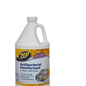 zep disinfectant antibacterial cleaner commercial gal liquid oz fl