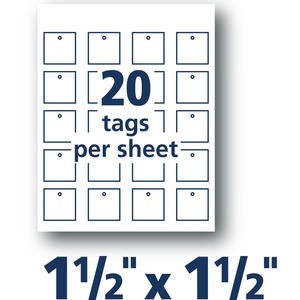 Avery Printable Tags with Strings - AVE22849 - Shoplet.com