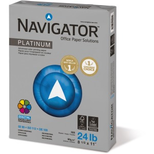 navigator multipurpose platinum copy paper digital opacity letter