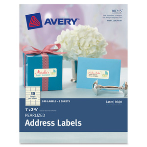 Avery Pearlized Ivory Address Labels - AVE8215 - Shoplet.com