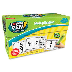 Teacher Created Resources Power Pen Multiplicatn Cards - Theme/Subject: Learning - Skill Learning: Multiplication - 53 Pieces - 1 Each Teacher Created Resources Power Pen Multiplicatn Cards - Theme/Subject: Learning - Skill Learning: Multiplication - 53 Pieces - 1 Each