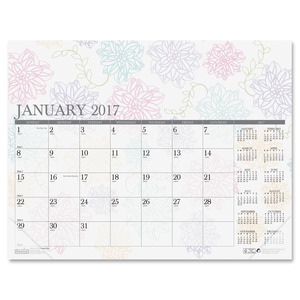 House of Doolittle Whimsical Doodle Monthly Desk Pad - HOD1886 ...