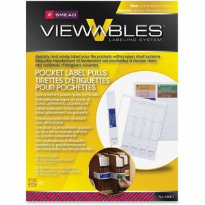 Smead Viewables Pocket Label Pulls - SMD68001 - Shoplet.com