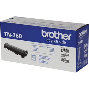 Brother Genuine TN-760 High Yield Toner Cartridge - Black - BRTTN760 ...