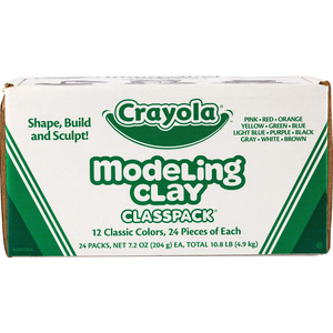 Crayola Modeling Clay Classpack, Assorted, 24 lbs (CYO230288)