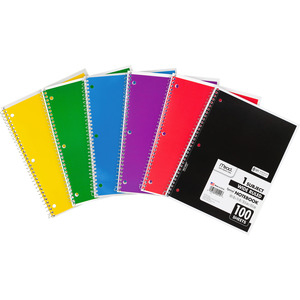 Mead Spiral Bound Wide Ruled Notebooks - MEA05514BD - Shoplet.com