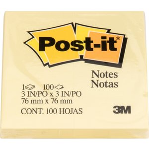 Post-it Notes Original Notepads - MMM654YWBD - Shoplet.com