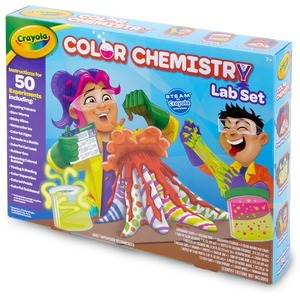 Crayola Chemistry Lab Set Steam Toy 50 Colorful Experiments - CYO747244 ...