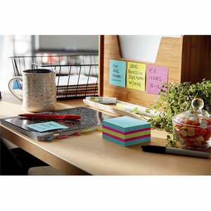 Post-it Super Sticky Notes Cube - MMM2027SSGFA - Shoplet.com