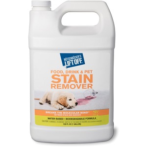 Mtsenbcker's Lift Off Food/Drink/Pet Stain Remover - 128 fl oz (4 quart)Bottle - 4 / Carton - Environmentally Friendly - White