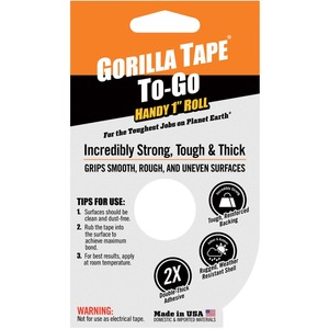 Gorilla Glue Gorilla Tape to-Go Travel Size Roll