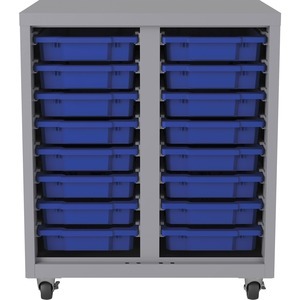 Lorell Pull-out Bins Mobile Storage Tower - LLR71103 - Shoplet.com