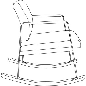 Lorell Healthcare Seating Rocking Guest Chair - LLR66998 - Shoplet.com