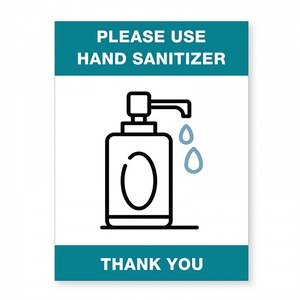 lorell please use hand sanitizer sign llr00254 shopletcom