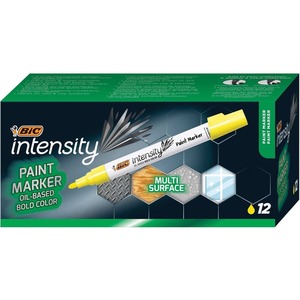 BIC Intensity Paint Markers - BICPMPRT11YEL - Shoplet.com