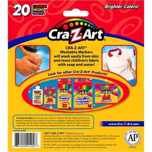 Cra-Z-Art Washable Broadline Markers - CZA44402WM20