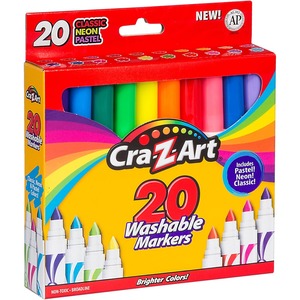 Cra-Z-Art Washable Broadline Markers - CZA44402WM20 - Shoplet.com