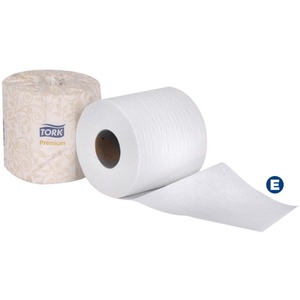 TORK PREMIUM BATH TISSUE ROLL 4X4 2-PLY