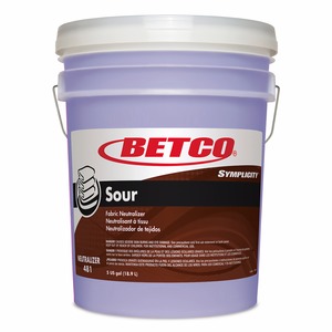Betco Symplicity Sour Fabric Neutralizer - Concentrate Liquid - 640 fl oz (20 quart) - Mild Scent - 1 Each - Yellow Betco Symplicity Sour Fabric Neutralizer - Concentrate Liquid - 640 fl oz (20 quart) - Mild Scent - 1 Each - Yellow