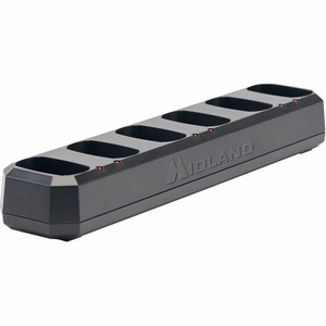 Midland Two-Way Radio 6-Slotted Charger - Docking - Two-way Radio - 6 Slot - Charging Capability - Black - Wall Mount, Desktop Midland Two-Way Radio 6-Slotted Charger - Docking - Two-way Radio - 6 Slot - Charging Capability - Black - Wall Mount, Desktop