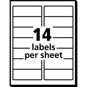 Avery Easy Peel(r) Address Labels, 1-1 3