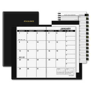 At-A-Glance Deluxe Monthly Pocket Planner - AAG7006405 - Shoplet.com