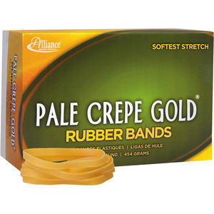 Alliance Rubber 20645 Pale Crepe Gold Rubber Bands - Size ...