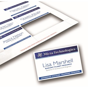 Avery Name Badge Insert Refills, 2-1/4" x 3-1/2" , 400 Inserts (5390 ...