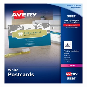 Avery Laser Invitation Card - AVE5889 - Shoplet.com