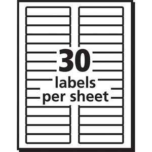 Avery Removable File Folder Labels, 2/3