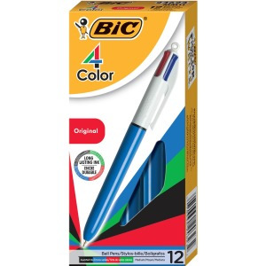 BIC 4 Color Retractable Pen BICMM11 Shoplet Com   ESI11960987 REAR.JPG