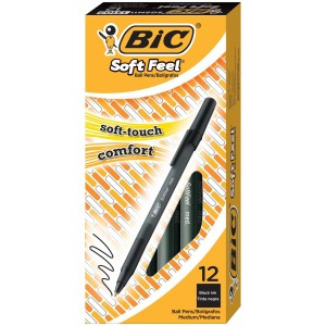 Wholesale BIC Soft Feel Medium Point Stick Pens: Discounts on BIC Ballpoint  Pens BICSGSM11BK - Yahoo Shopping