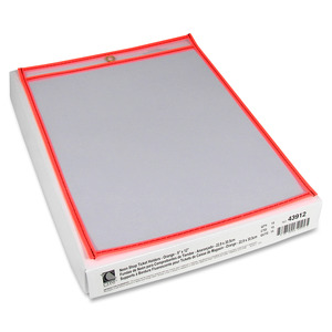 C-line Porta Ticket Protettivi In Vinile | 12x15 Cm (10,2x15,2 Cm) | Lati Trasparenti E Bordi Cuciti | Confezione 25 Pezzi
