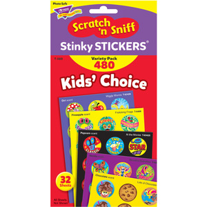 Trend Stinky Stickers Super Saver Variety Pack 480 Assorted Paper Multicolor 