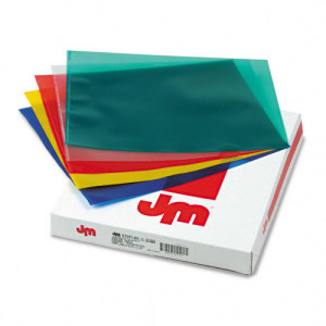 clear poly file jackets