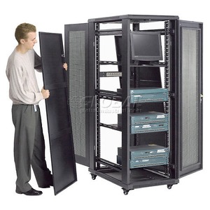 Global Industrial Network Server Data Rack Enclosure Cabinet with ...