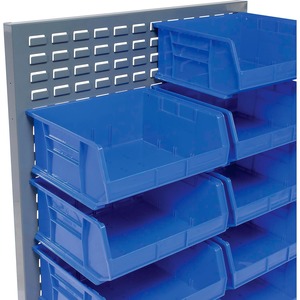 Global Industrial Singled Sided Louvered Bin Rack 35 x 15 x 50 - 12 ...