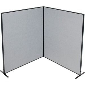 Interion Freestanding 2-Panel Corner Room Divider 60-1/4