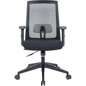 Interion Mesh Task Chair with Seat Slider Fabric Black - GLO695935BK ...