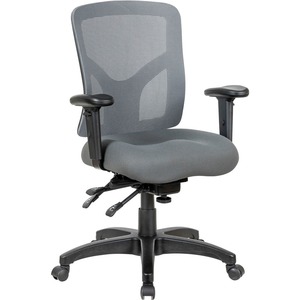 Interion Mesh Back Multifunctional Chair Gray Seat w/ Gray Mesh ...