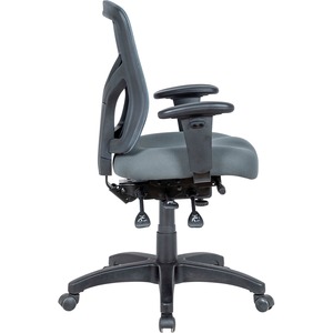 Interion Mesh Back Multifunctional Chair Gray Seat w/ Gray Mesh ...