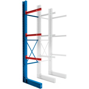 Global Industrial Single Sided I-Beam Cantilever Rack Add-On 144