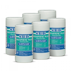 SCRUBS MEDAPHENE Plus Disinfecting Wipes - ITW96365 - Shoplet.com